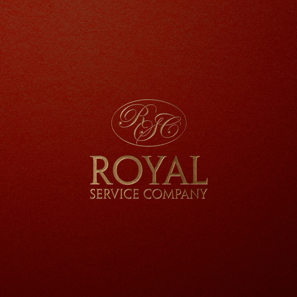 Логотип клининговой компании «Royal Service»